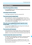 Page 293293
Troubleshooting Guide
 It is the highlight alert (p.231). Overexposed highlight areas with a loss 
of highlight detail will blink.
  If the image is protected, it cannot be erased (p.225).
  Movies edited with a computer using ImageBrowser EX (p.319) or 
other EOS software cannot be played back with the camera. However, 
video snapshot albums edited with EOS Video Snapshot Task (p.171) 
can be played back on the camera.
  If you operate the camera’s dials or lens during movie shooting, the 
operation...