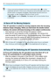 Page 94f: Changing the Autofocus Operation N
94
This AF operation is suited for moving subjects when the focusing 
distance keeps changing. While you hold down the shutter button 
halfway, the camera will keep focusing on the subject continuously.
 The exposure is set at the moment the picture is taken.
  When the AF point selection (p.95) is automatic, the camera first 
uses the center AF point to focus.  During autofocusing, if the subject 
moves away from the center AF po int, focus tracking continues as...