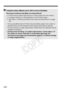 Page 202202
Cautions when [Movie servo AF] is set to [Enable]
Shooting Conditions that Make Focusing Difficult
 A fast-moving subject approaching or  moving away from the camera.
  A subject moving at a close distance in front of the camera.
  Also refer to “Shooting conditions that make focusing difficult” on page 
165.
• Since using Movie Servo AF will cons ume battery power, the number of 
possible shots and the possible movie shooting time will be reduced.
• During zooming or image magnification, Movie Servo...