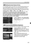 Page 205205
Handy Features
To save battery power, the camera turns off automatically after the set 
time of idle operation elapses. You can set this auto power-off time. 
When the camera has turned off due to auto power off, you can turn it 
on again by pressing the shutter button halfway or pressing any of the 
following buttons: < M>, , , < A>, etc.
If [Disable] is set, either turn off the camera or press the < B> 
button to turn off the LCD monitor to save battery power.
Even when [Disable] is set, if the...