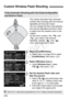 Page 234234
This section describes fully automatic 
wireless flash shooting with one external 
Speedlite and the built-in flash.
You can change the flash ratio between 
the external Speedlite and built-in flash 
to adjust how the shadows look on the 
subject.
On the menu screens, the  and 
< 1 > icons refer to the external 
Speedlite, and the < 3> and < 2> 
icons refer to the built-in flash.
1Select [CustWireless].
  Follow step 5 on page 232 to select 
[CustWireless], then press < 0>.
2Select [Wireless func.]....