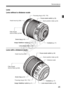 Page 2525
Nomenclature
Lens
Lens without a distance scale
Lens with a distance scale
Image Stabilizer switch (p.41)
Lens mount index  (p.39) Contacts (p.17)
Zoom ring 
(p.40) Focus mode switch
 (p.39)
Focusing ring (p.103, 170)
Hood mount (p.344) Zoom position index (p.40)
Filter thread
(front of lens) (p.344)
Focus mode switch  (p.39)
Zoom ring  (p.40)
Image Stabilizer switch  (p.41)Lens mount index (p.39)
Contacts (p.17)
Hood mount (p.344)
Distance scale
Zoom position index (p.40)
Focusing ring (p.103, 170)...