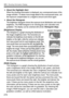 Page 272272
B: Shooting Information Display
 About the Highlight Alert
When the shooting information is di splayed, any overexposed areas of the 
image will blink. To obtain more image detail in the overexposed areas, set 
the exposure compensation to a negative amount and shoot again.
  About the Histogram
The brightness histogram shows the exposure level distribution and overall 
brightness. The RGB histogram is for checking the color saturation and 
gradation. The display can be switched with 
[x 2: Histogram...