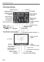 Page 374Quick Reference Guide
374
Shutter speedISO speed
Aperture
Shooting mode
Possible shotsAuto Lighting 
Optimizer
Built-in flash
settings
Metering mode
White balance
Image-recording
quality
Exposure level
indicator
Drive mode
Battery check
 zxcnOK
Not good
Monochrome shooting
Flash exposure
compensation
Shutter speed
Viewfinder InformationShooting Settings
ISO speed
AF points
AF point activation indicator 
Spot metering
circle
Focus 
confirmation light
Aperture Max. burst
AE lock
Flash-ready
Exposure level...