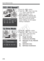 Page 378Quick Reference Guide
378
Press the  button.
Press the  key or turn the  dial to select the ISO 
speed, then press .
When [AUTO] is selected, the  ISO speed is set automatically. 
When you press the shutter 
button halfway, the ISO speed 
setting is displayed.
i: ISO Speed N
Press the  button.
Press the  key or turn the 
 dial to select the drive 
mode, then press .
u  : Single shooting
i  : Continuous shooting 
Q  : Self-timer:10 sec./Remote  
  control
l  : Self-timer:2 sec.
q  :...