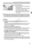 Page 5959
A Fully Automatic Shooting (Scene Intelligent Auto)
4Take the picture.
 Press the shutter button completely to 
take the picture.
X The captured image will be displayed 
for 2 sec. on the LCD monitor.
  After taking the picture, retract the 
built-in flash by pushing it down with 
your fingers.
  The focus confirmation light < o> blinks and focus is not 
achieved.
Aim the AF point over an area having good contrast, then press the 
shutter button halfway (p.43). If y ou are too close to the subject,...