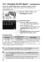 Page 9292
Set the ISO speed (image sensor’s sensitivity to light) to suit the 
ambient light level. In Basic Zone modes, the ISO speed is set 
automatically (p.93).
1Press the  button. (9)
X [ISO speed ] will appear.
2Set the ISO speed.
 Press the < U> key or turn the 
< 6 > dial to select the desired ISO 
speed, then press < 0>.
  You can also set the ISO speed in the 
viewfinder while turning the < 6> 
dial.
  With [ AUTO ] selected, the ISO speed 
will be set automatically (p.93).
ISO Speed Guide
* High ISO...