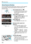 Page 162k Shooting Movies
162
You can manually set the shutter speed, aperture, and ISO speed for 
movie shooting. Using manual exposure to shoot movies is for 
advanced users.
1Set the Mode Dial to .
The reflex mirror will make a sound, 
then the image will appear on the 
LCD monitor.
2Select [Movie exposure].
 Press the < M> button and under 
the [k 1] tab, select [ Movie 
exposure ], then press < 0>.
3Select [Manual].
Select [ Manual], then press < 0>.
4Set the shutter speed and 
aperture.
 To set the...