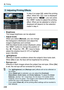 Page 248w Printing
248
In step 4 on page 246, select the printing 
effect. When the < e> icon is displayed 
brightly next to < z>, you can press 
the < B> button to adjust the printing 
effect. What can be adjusted or what is 
displayed will depend on the selection 
made in step 4.
 Brightness
The image brightness can be adjusted.
 Adjust levels
When you select [ Manual], you can change 
the histogram’s distribution and adjust the 
image’s brightness and contrast.
With the Adjust levels screen displayed, press...