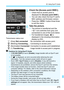 Page 275275
H Using Eye-Fi Cards
5Check the [Access point SSID:].
Check that an access point is 
displayed for [ Access point SSID: ].
 You can also check the Eye-Fi card’s 
MAC address and firmware version.
 Press the < M> button three times 
to exit the menu.
6Take the picture.
 The picture is transferred and the 
 icon switches from gray (not 
connected) to one of the icons below.
 For transferred images,  O is 
displayed in the shooting information 
display (p.232).
H (Gray)  Not connected : No...