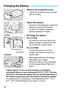 Page 3434
1Remove the protective cover.
Detach the protective cover provided 
with the battery.
2Attach the battery.
As shown in the illustration, attach the 
battery securely to the charger.
 To detach the battery, follow the 
above procedure in reverse.
3Recharge the battery.
For LC-E10
As shown by the arrow, flip out the 
battery charger’s prongs and insert 
the prongs into a power outlet.
For LC-E10E
Connect the power cord to the 
charger and insert the plug into a 
power outlet. 
 Recharging starts...