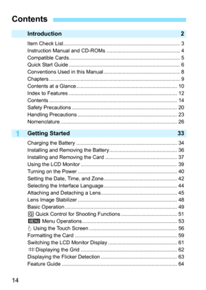 Page 1414
1
Introduction2
Item Check List................................................................................. 3
Instruction Manual and CD-ROMs ................................................... 4
Compatible Cards............................................................................. 5
Quick Start Guide ............................................................................. 6
Conventions Used in this Manual ..................................................... 8
Chapters...