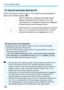 Page 108AF Area Selection ModesK
108
All the AF points are used to focus.  This mode is set automatically in 
Basic Zone modes (except < x>). 
With One-Shot AF, pressing the shutter button 
halfway will display the AF point(s) < S> that 
achieved focus. If multiple AF points are displayed, 
it means they all have achieved focus.
With AI Servo AF, the manually-selected (p.106) AF 
point < S> is used first to achieve focus. The AF 
point(s) achieving focus is displayed as < S>.
r 19-point Automatic Selection AF
AF...