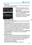 Page 177177
3 Setting the Flash K
Flash mode
When using an external Speedlite, y ou can select the flash mode to 
suit your desired flash shooting.
[E-TTL II ] is the standard mode of 
EX-series Speedlites for automatic 
flash shooting.
 [Manual flash ] is for advanced users 
who want to set the [ Flash output] 
(1/1 to 1/128) themselves.
 Regarding other flash modes, refer to 
the instruction manual of a Speedlite 
compatible with the functions.
 Shutter synchronization
Normally, set this to [ 1st curtain]...