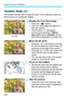 Page 210Using AF to Focus (AF Method)
210
The camera focuses with a single AF point. This is effective when you 
want to focus on a particular subject.
1Display the Live View image.
Press the < A> button.
 The Live View image will appear on 
the LCD monitor.
 The AF point < > will appear.
 During movie shooting, if [Movie 
Servo AF ] is set to [ Enable], the AF 
point will be displayed in a larger size.
2Move the AF point.
Press the  cross keys to move the 
AF point to where you want to focus. (It 
cannot...