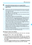 Page 223223
k Shooting Movies
ISO Speed in Basic Zone Modes
The ISO speed will be set automatically within ISO 100 - ISO 6400.
ISO Speed in < d>, < s>, and < f> Modes
The ISO speed will be set automatically within ISO 100 - ISO 6400.
 Under [ 54: Custom Functions (C.Fn) ], if [2: ISO expansion] is set 
to [ 1: On ], the maximum speed will be expanded to H (equivalent to 
ISO 12800).

Under [54: Custom Functions (C.Fn)], if [3: Highlight tone priority] 
is set to [
1: Enable], the ISO speed will be ISO 200 -...