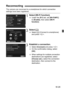 Page 203W-29
The camera can reconnect to a smartphone for which connection settings have been registered.
1Select [Wi-Fi function].
Under the [5 1] tab, set [Wi-Fi/NFC] 
to [ Enable], then select [ Wi-Fi 
function ].
2Select [q].
 Select [ q] (Connect to smartphone) 
and press .
3Establish a connection.
Select [ Connect ] and press < 0>.
 On the confirmation dialog, select 
[OK ].
 When settings for multiple connection 
destinations are registered, select 
[Choose set. ], select the connection 
destination,...