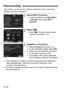 Page 216W-42
The camera can reconnect to another camera for which connection settings have been registered.
1Select [Wi-Fi function].
Under the [5 1] tab, set [Wi-Fi/NFC] 
to [ Enable], then select [ Wi-Fi 
function ].
2Select [z].
 Select [ z] (Transfer imgs between 
cameras) and press < 0>.
3Establish a connection.
 Select [ Connect ] and press < 0>.

On the confirmation dialog, select [OK ].Perform the reconnection procedure 
on the target camera as well.

The images on the card are displayed 
and the...