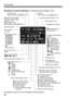 Page 24Nomenclature
24
Shooting Function Settings (in Creative Zone modes, p.27)
The display will show only the settings currently applied.
Shutter speed
Multi function lock (LOCK) (p.51)
Exposure level indicator
Exposure compensation 
amount (p.127)
AEB range (p.128)
Multi function lock ( LOCK) (p.51)
Shooting mode
Picture Style
 (p.113)
AF operation (p.98) X
One-Shot AF
9
AI Focus AF
Z
AI Servo AF
MF
Manual Focus
Quick Control icon 
(p.54)
Battery check (p.39)
zxcn
White balance (p.114)Q Auto
W Daylight
E...