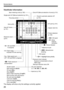 Page 26Nomenclature
26
Viewfinder Information
The display will show only the settings currently applied.
Shutter speed
Bulb exposure (buLb)
FE lock ( FEL)
Busy ( buSY)
Built-in flash recycling ( D buSY )
Multi function lock warning ( L)
No card warning ( Card)
Card error (Card)
Card full warning ( FuLL)
Error code ( Err)
Spot metering circle (p.126)
Single-point AF (Manual selection) (p.101) Focusing screen
Area AF frame 
(p.101)
Electronic level 
(p.67) < A > AE lock/AEB 
in-progress
< D > Flash-ready
Improper...