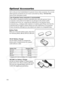 Page 152
152

Optional Accessories
Call or visit your local retailer/dealer for genuine Canon video accesso\
ries. You can also
obtain genuine accessories for your Canon camcorder by calling: 1-800-82\
8-4040,
Canon U.S.A. Information Center.
Use of genuine Canon accessories is recommended.
This product is designed to perform optimally when used with genuine Can\
on
accessories. Canon shall not be liable for any damage to this product an\
d/or
accidents such as fire, etc., caused by the malfunction of...