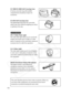 Page 154
154
SC-1000/SC-2000 Soft Carrying Case
A handy camcorder bag with padded
compartments and plenty of space for
accessories.
SC-A50 Soft Carrying Case
This lightweight bag keeps the camcorder
within easy reach without weighing you down
or getting in the way.
VFL-1 Video Flash Light
This video flash light allows you to record still
images and movies even at night or in dark
places. It attaches to the camcorder’s advancedaccessory shoe for cable-free operation.
VL-3 Video Light
This video light enables you...