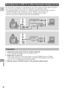 Page 7676
E
Editing
A/V
VIDEO  S-VIDEO
OUTPUT
AUDIO
L
R
S-150 S-video Cable
STV-250N Stereo Video Cable
DVIN/OUT
IN/
OUT
Recording from a VCR, TV or Other Camcorder (Analog Line-in)
You can record a TV program or a video played on your VCR or analog camcorder (digital camcorders,
see p. 75) onto a tape in the GL1, if the TV or other device has audio/video outputs.
¥ If an anomalous signal is sent from the TV or VCR, the images recorded on the tape may also be
anomalous (although it may not appear so on the TV...