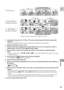 Page 7979
E
Editing
1. Connect the camera to the VCR (p. 30), load recorded tapes into both the camcorder
and VCR.
¥ Make sure the REC/SAVE tab on the tape has been slid to REC (closed position).
2.
Slide the POWER switch to VCR.
3. On the VCR, locate a point three seconds before the scene to be inserted (to ensure a
stable picture). Set the VCR to playback pause mode.
4. On the camera, locate the recording start point. Set the camera to playback pause
mode.
¥ You can use the cameraÕs `, 1, e, aand 3buttons or...