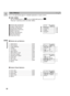 Page 2222
E
Preparations
CAM. SET UP
CSTM PRESET
VCR SET UP
DISP. SET UP
SYSTEM
CUSTOM KEY
 TITLE MIX
 RETURN CAM. MENU SEL. SETSET
MENUCLOSE1
3
52
4
6
78
1Camera Set Up Submenu
2Custom Preset Submenu
3VCR Set Up Submenu
4Display Set Up Submenu
5System Submenu
6Custom Key Submenu
7Title Mix Submenu
8Close Main Menu
2CAM. MENU
Set the POWER switch to  and the TAPE/CARD switch to  .
There are 7 submenus within the CAM. MENU.TAPECAMERA
D.ZOOM
MOVIE MODE
IMAGE S.
iAE SHIFT
16:9
ZEBRA
ZEBRA LEVEL
ZOOM GRIPOFF...