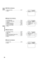 Page 2828
E
Preparations
LCD BRIGHT
EVF BRIGHT
DISPLAYS
D/TIME SEL.
CUSTOM KEY
CARD ACCESS
 RETURN DISP. SET UPSEL. SETSET
MENUCLOSE••
••
••••
•
••
•–+–+ON
DATE & TIME
ON
ON
!2
!4
!6
!8!3
!5!7
3Display Set Up Submenu
!2LCD Brightness ...................................... 44
!3Viewfinder Brightness ............................ 44
!4Displays ............................................... 150
!5Selecting Date/Time ............................... 90
!6Custom Key Display ............................... 58
!7Card...