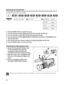 Page 20
20
Adjusting the Viewfinder
You can adjust the brightness, contrast, color and sharpness of the viewf\
inder. These adjustments will
not affect the picture of your recording.
1. Press the MENU button to open the menu.
2. Turn the SET dial to select [DISPLAY SETUP/ ] and press the SET dial.
3. Turn the SET dial to select [EVF SETUP] and press the SET dial.
4. Turn the SET dial to select [BRIGHTNESS], [CONTRAST], [COLOR], or [SHARPNES\
S] andpress the SET dial.
5. Turn the SET dial up or down to adjust...