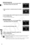 Page 120
120
Using a Memory Card

ZR65 MC

ZR70 MC

E
Selecting the paper size:
1. In the print setting menu, turn the selector dial toselect [Style] and press the selector dial.
2. Make sure that  is selected and press the selector dial.
3. Turn the selector dial to select the paper size and press the selector dial.
4. Press the MENU button.
You return to the print setting menu.
Selecting the Borders:
1. In the print setting menu, turn the selector dial to select [Style] and press the selector dial.
2. Select...