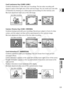 Page 123
123
Using a Memory Card

ZR65 MC

ZR70 MC

E
Card Luminance Key (CARD LUMI.)
Combines illustrations or title with your recordings. The live video rec\
ording will
appear in place of the light area of the card mix image. You can create your own title
or illustration by drawing on a white paper and recording it to the memo\
ry card.
Mix level adjustment: light area of the still image.
Camera Chroma Key (CAM. CHROMA)
Combines backgrounds with your recordings. Record your subject in front \
of a blue...