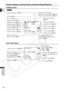 Page 136
136
Additional
Information
E
Screen Displays during Advanced Recording/Playback
CAMERA Mode
*
ZR70 MC

1/100
CARD MIX
FADE–T
1 2 bit 16:9
1 sec
PHOTOWSON
12:00 PM
JAN.1,2003
TWP
S
AE
MF
0
+
–
Zoom (    30)
Recording mode 
(    54)
Self-timer (    70)
Headphones (    39)
Wind screen (    71)
16:9 mode (    52)
Photo mode (    55)
Accessory attached to
the Advanced Accessory 
shoe* (    73) Audio mode (    71)
Recording reminder/
Self-timer countdown (    70)/
Photo recording timer (    55)
Image...