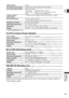 Page 153
153
Additional
Information
E
Weight and dimensions are approximate. Errors and omissions excepted. Sub\
ject to
change without notice.
SDC-8M SD Memory Card

8 MB
SD Memory Card standard
32 – 104˚F (0 – 40˚C)
1.3 × 0.94  × 0.08 in. (32  × 24  × 2.1 mm)
0.07 oz. (2 g)
Capacity:
Interface:
Operating temperature:
Dimensions:
Weight:

mini-B
Special 4-pin connector (IEEE 1394 compliant)
ø3.5 mm minijack
Audio input: -10 dBV/40 kohms or more
Audio output: -10 dBV (47 kohm load)/3 kohms or less
Video: 1...