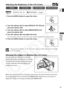 Page 33
33
Mastering
the Basics
E
Adjusting the Brightness of the LCD Screen
1. Press the MENU button to open the menu.
2. Turn the selector dial to select [DISPLAY SET UP] andpress the selector dial.
3. Turn the selector dial to select [BRIGHTNESS] and press the selector dial.
4. Turn the selector dial and adjust the level.
Turn the selector dial up to make the screen brighter and down to make it darker.
5. Press the MENU button to close the menu.
Changing the brightness of the LCD screen does not affect that...