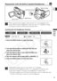 Page 39
39
Mastering
the Basics
Playing Back with the Built-in Speaker/Headphones
When using the built-in speaker, make sure that “H” is not displayed on the
screen. When using the headphones, make sure that “ H” is displayed. Change
the setting as necessary following the procedure below.
Switching the AV/Headphones Terminal
1. Press the MENU button to open the menu.
2. Turn the selector dial to select [VCR SET UP] and
press the selector dial.
3. Turn the selector dial to select [AV/PHONES] and press the...