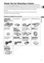 Page 9
9

Introduction
E
Thank You for Choosing a Canon
The Canon ZR70 MC/ZR65 MC/ZR60 provides a full range of options and func\
tions. We
recommend reading this manual thoroughly before you use the camcorder. It will help
you to become more familiar with your camcorder, and learn how to operate it
properly. 
We suggest that you master the basic operations of the camcorder first, b\
efore
moving on to its full range of features.
Checking Supplied Accessories

WL-D79 Wireless Controller,WL-D80 Wireless...