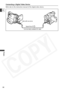 Page 88
88
Editing
Connecting a Digital Video Device
Refer also to the instruction manual of the digital video device.
E

Side with an arrowCommercially available DV cable Signal flow  