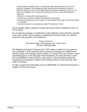 Page 5Prefacev
communications. However, there is no guarantee that interference will not occur in a
particular installation. If this equipment does cause harmful interference to radio or
television reception, which can be determined by turning the equipment off and on, the
user is encouraged to try to correct the interference by one or more of the following
measures:
•Reorient or relocate the receiving antenna.
•Increase the separation between the equipment and receiver.
•Connect the equipment into an outlet...