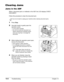 Page 16013-2Troubleshooting Chapter 13
Clearing Jams
Jams in the ADF
When a document jams or misfeeds in the ADF, the LCD displays CHECK
DOCUMENT
.
Follow this procedure to clear the document jam:
n
You do not need to unplug your machine when clearing document jams.
1Press Stop.
2Use both hands to gently open the
operation panel.
•It only opens partially.
•Do not try to pull the document out
without opening the operation panel
since you may tear or smudge the
document.
3While holding the operation panel open,...