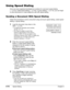 Page 866-16Speed Dialing Chapter 6
Using Speed Dialing
Once you have registered fax/telephone numbers for one-touch speed dialing 
(1
p.6-3), coded speed dialing (1p.6-8), or group dialing (1p.6-13), you can begin
to send documents or make telephone calls with speed dialing.
Sending a Document With Speed Dialing
Follow this procedure to send a document using one-touch speed dialing, coded speed
dialing, or group dialing:
1Load the document, face down in the 
ADF (1
p. 4-3).
•To adjust the resolution and...