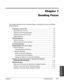 Page 93Chapter 7 Sending Faxes7-1
Sending Faxes
Chapter 7
Sending Faxes
This chapter describes all the necessary steps to send faxes and use the different
sending features.
Preparing to Send a Fax..........................................................................7-2
Documents You Can Fax ........................................................................7-2
Setting the Scanning Resolution ............................................................7-2
Setting the Scanning...