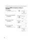 Page 3422Turning on DRPD and assigning a setting to a
ring pattern1Press [FUNCTION].
Wait a second for TEL REGISTRATION to appear.2Use [] or [] to select RX SETTINGS.tPress [START/COPY].3Use [] or [] to select DRPD
tPress [START/COPY].4Use [] or [] to select ON.
tPress [START/COPY].
Wait a second for NORMAL RING to appear.SELECT MENUTEL REGISTRATIONRX SETTINGSECM RXDRPDOFFONDATA ENTRY OKNORMAL RING 