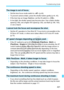 Page 421421
Troubleshooting Guide
 Set the lens focus mode switch to < AF> (p.40).
  To prevent camera shake, press t he shutter button gently (p.44, 45).
  If the lens has an Image Stabilizer, set the IS switch to < 1>.
  In low light, the shutter speed may  become slow. Use a faster shutter 
speed (p.160), set a higher ISO speed  (p.120), use flash (p.188, 193), 
or use a tripod.
  Set the AF operation to One-Shot AF . Focus lock is not possible in the 
AI Servo AF mode, or when servo ta kes effect in AI Focus...