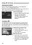 Page 142142
The AF modes available are [Live mode], [u Live mode ] (face 
detection, p.143), and [ Quick mode] (p.147).
If you want to achieve precise focus,  set the lens focus mode switch to 
, magnify the image, and focus manually (p.149).
Select the AF mode.
Under the [ z] tab, select [AF mode ].
 While the Live View image is 
displayed, you can press the 
 button to select the AF 
mode on the setting screen 
displayed.
The image sensor is used to focus. Although AF is possible with the 
Live View image...