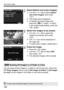 Page 188188
L Erasing Images
2Select [Select and erase images].
 Turn the < 5> dial to select [ Select 
and erase images], then press 
< 0 >.
 The image will be displayed.
 To display the three-image view, 
press the < I> button. To return 
to the single-image display, press the 
< u > button.
3Select the images to be erased.
 Turn the < 5> dial to select the 
image to be erased, then press 
< 0 >.
 The < X> icon will be displayed on 
the upper left.
 To erase other images, repeat step 3.
4Erase the...