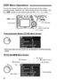 Page 4040
You can set various functions with the menus such as the image-
recording quality, date/time, etc. While looking at the LCD monitor, use 
the < M> button on the camera back and the < 6>  dials.
3  Menu Operations
*Some menu tabs and menu items are no t displayed in the fully-automatic 
modes.
d /s /f /a /F  Menu Screen
Ta b
Menu items Menu settings
1 Shooting
5 Set-up
9 My Menu
Fully-Automatic Modes (
1/C) Menu Screen
< 5 > 
Quick Control Dial
< M > button
 Main DialLCD monitor
 button
8 Custom...