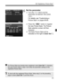 Page 7171
A Registering a Picture Style N
6Set the parameter.
Turn the < 5> dial to set the 
parameter as desired, then press 
< 0 >.
For details, see “Customizing a 
Picture Style” on pages 68-69.
 Press the < M> button to register 
the new Picture Style. The Picture 
Style selection screen will then 
reappear.
 The base Picture Style will be 
indicated on the right of [User Def. * ].
If a Picture Style has already been registered under [ User Def. *], changing 
the base Picture Style in step 4 will nullify...