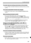 Page 287287
Troubleshooting Guide
 If you use flash, the shutter will  make two sounds each time you shoot 
(p.153).
  On the Quick Contro l screen, check the [Custom Controls] setting 
(p.257).
  If the card’s writing speed is  slow, movie shooting may stop 
automatically. Use an SD Speed Class 6 “ ” or faster card. To 
find out the card’s read/write speed,  see the card manufacturer’s Web 
site, etc.
  The movie shooting will be terminated  automatically if the file size 
reaches 4 GB or if the movie  length...